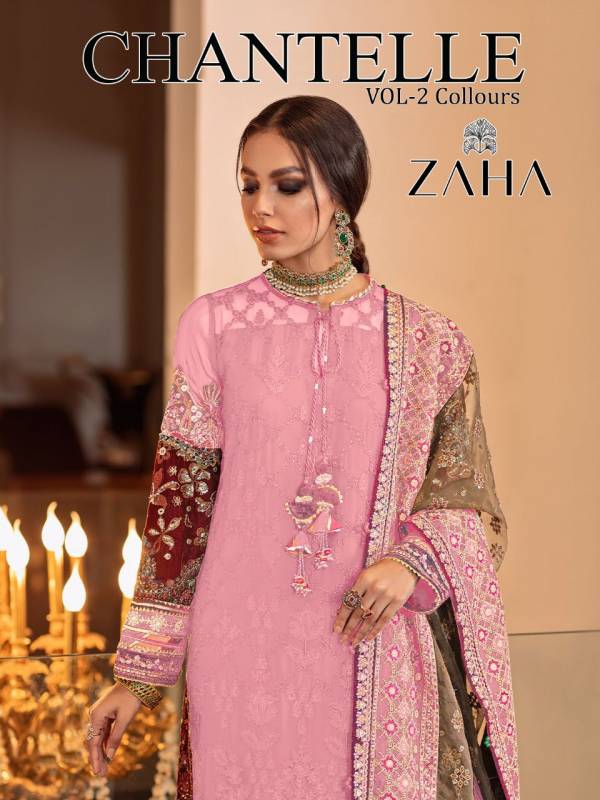 Zaha Chanterelle 2 New Exclusive Wear Fancy Designer Latest Suit Collection